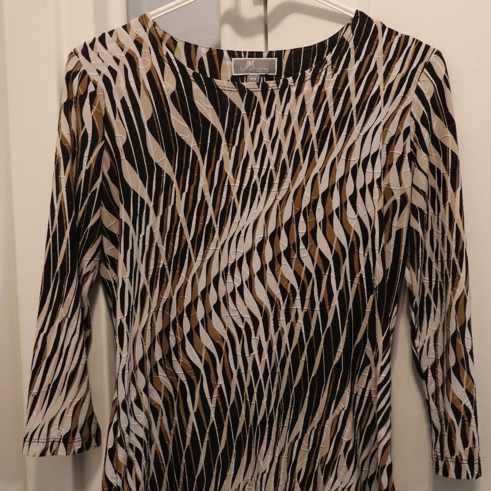 JM Collection 3/4 Sleeve Top